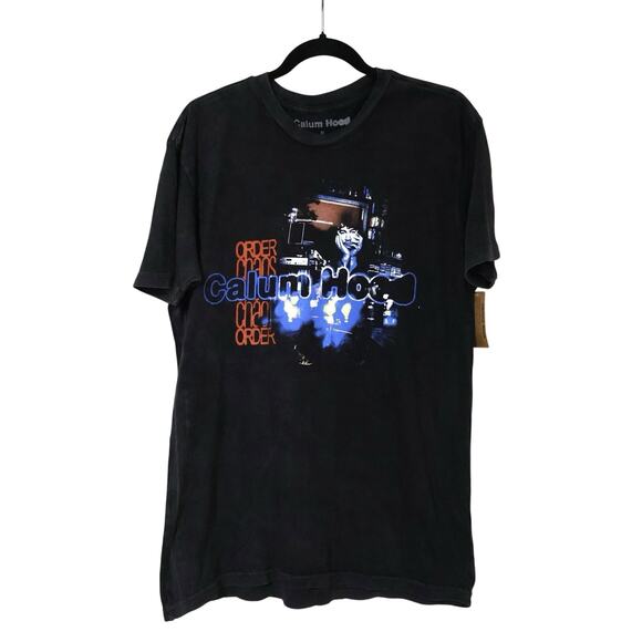 NWT 5SOS Calum Hood Sweetdreams Order Chaos Order Vintage Wash Shirt M - Picture 1 of 6